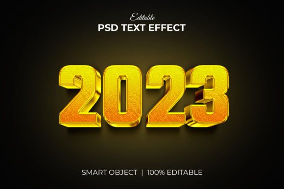 2023 Editable 3D Text Effect Mockup: A Versatile Tool for Creative Projects