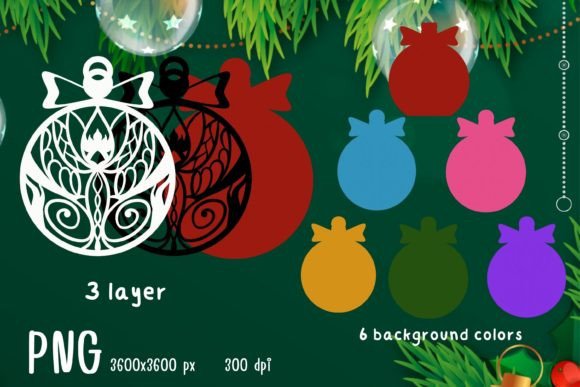 3D Christmas Ornaments V.3