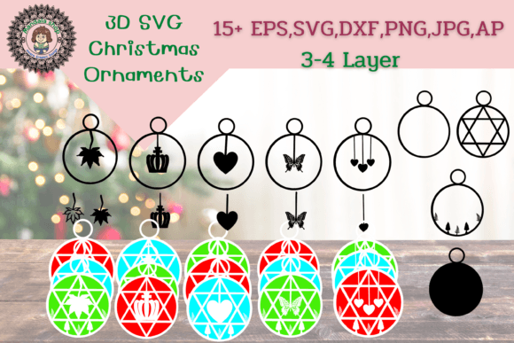 3D SVG Christmas Ornaments: A Creative Solution for Modern Designers