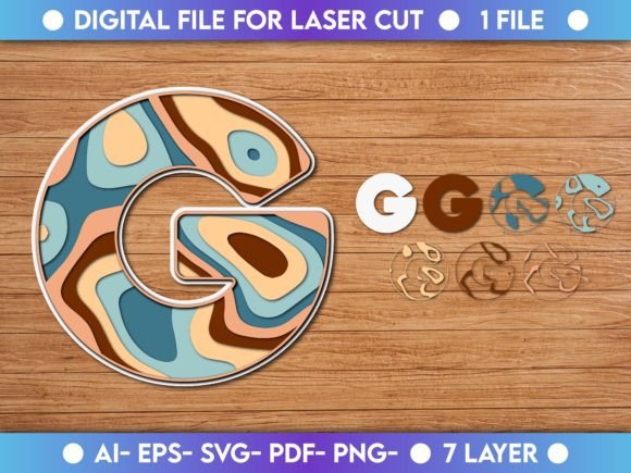 Alphabet Paper Cut ABCD 3D SVG: A Versatile Tool for Precision Crafting