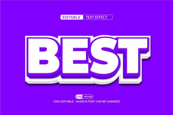 Best Text Effect Vector 3d Style