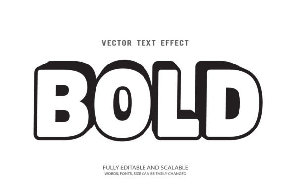 Bold Editable Text Effect Vector 3D Styl: A Powerful Tool for Designers and Creators