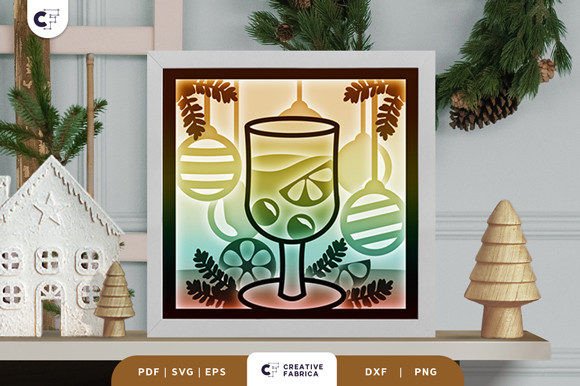 Christmas Punch 3D Layered Paper Cut: A Creative Holiday Craft