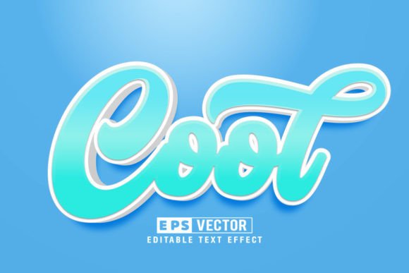 Cool Editable Text Effect Vector 3d Styl