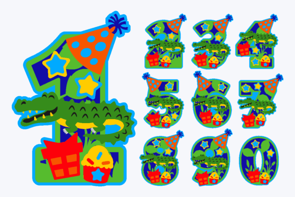 Crocodile Numbers 3D SVG: A Creative Tool for Designers and Crafters