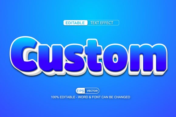 Custom Editable Text Effect Vector 3d St: A Versatile Tool for Modern Designers