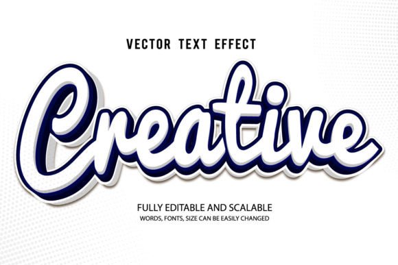 Explore the Versatility of Creative 3D Editable Text Effect Vector