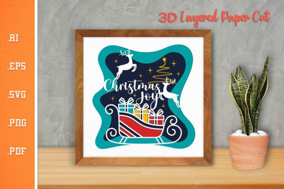 Exploring the Versatility of Christmas Joy - 3D Paper Cut SVG 5