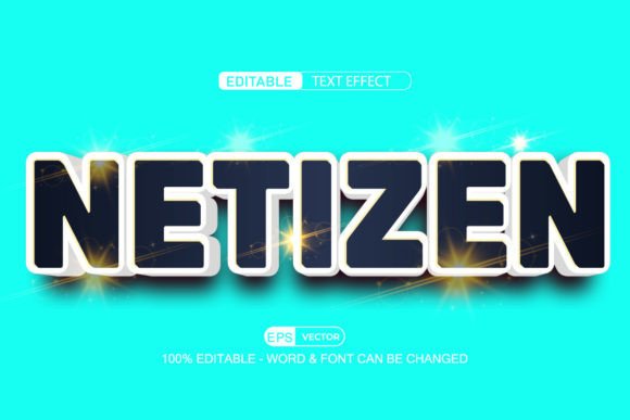 Netizen Editable Text Effect Vector 3D S: A Powerful Tool for Creative Expression