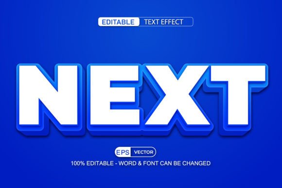 Next Editable Text Effect Vector 3d Styl: A Versatile Tool for Creative Designers