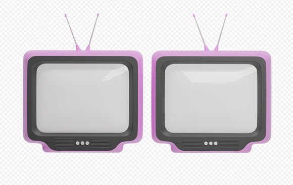 PSD TV 3d Illustration