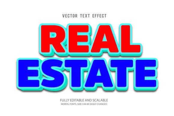 Real Estate 3D Editable Text Effect Vect: A Game-Changer for Modern Designers