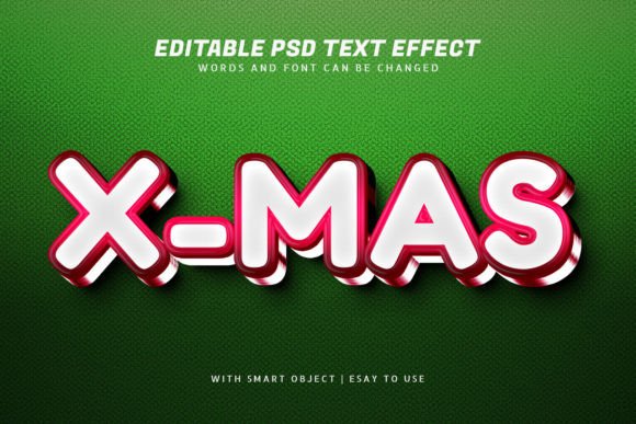 Red Christmas 3D Text Effect: A Creative Tool for Modern Designers